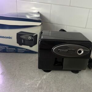 Panasonic Black Electric Pencil Sharpener